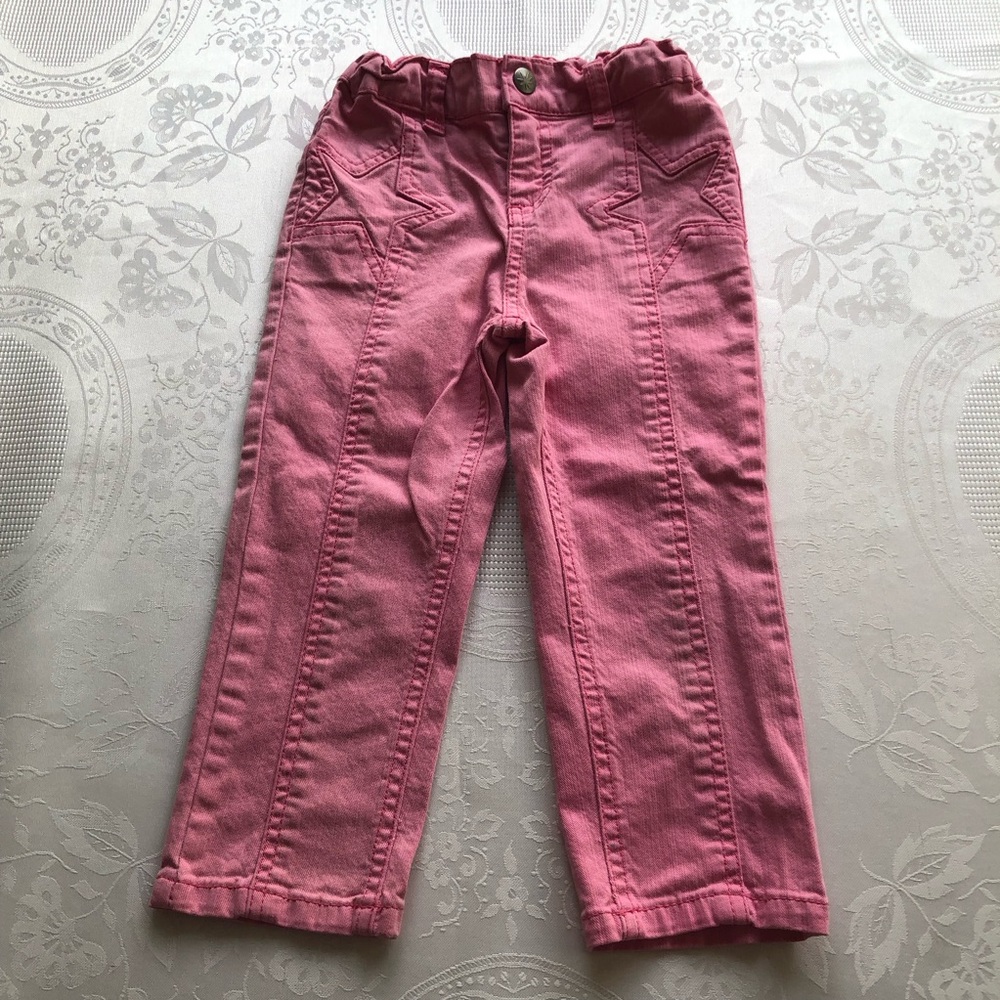 Truly Scrumptious Designed By Heidi Klum Pink Denim Jeans Pants Girls Size 5T